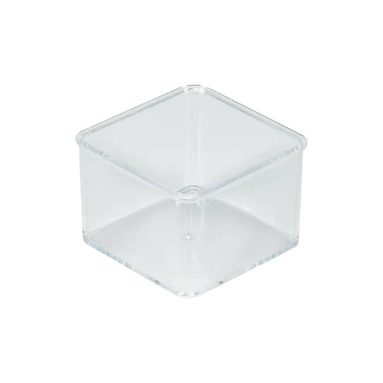Simplify Small Square Clear Drawer Organizer